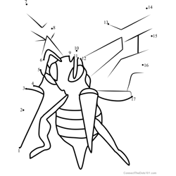 Beedrill Connect The Dots Printable Worksheets