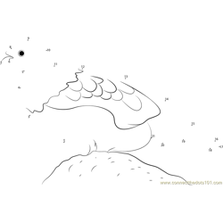 Pin Willow Ptarmigan Dot to Dot Worksheet