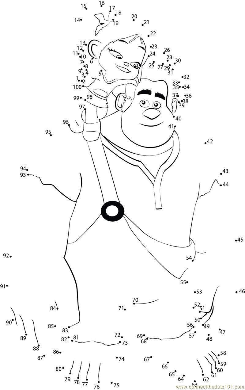 Wreck it ralph vanellope dot to dot printable worksheet Connect The Dots